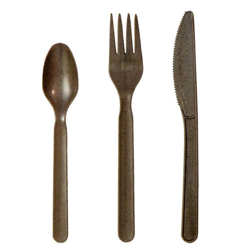 Compostable Coffee Ground Fork L:6.7in - 100 pcs