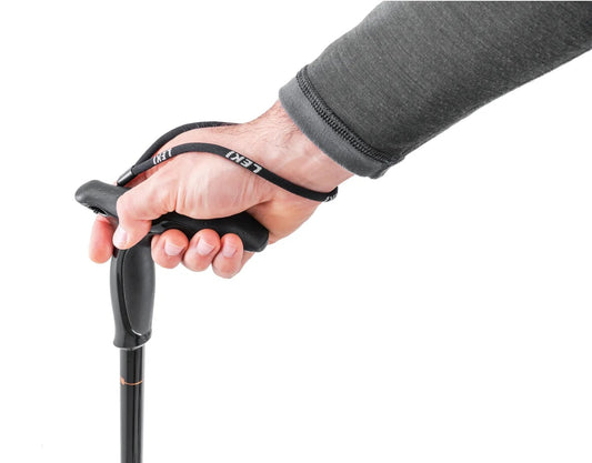 Rubber T-handle Carbon Fiber Quick-Cut Walking Pole (65320861)