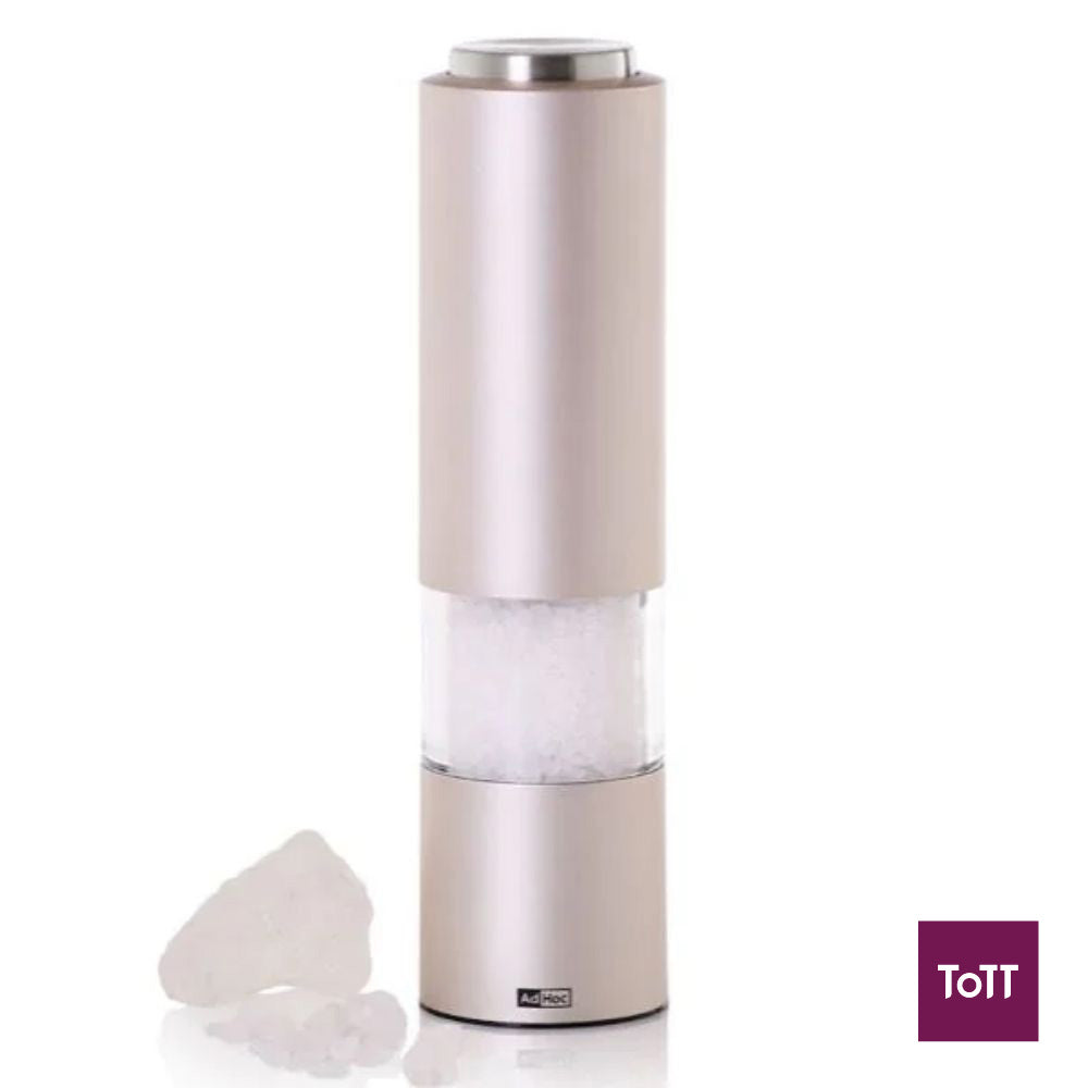 AdHoc Emill.3 Battery Operated Pepper Or Salt Mill Ø5xH21.5cm, Silver