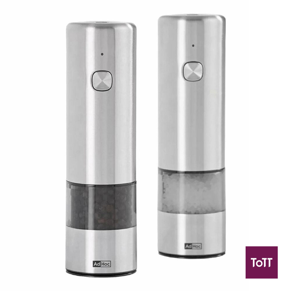 AdHoc I.Mill Ceracut Battery Operated Pepper and Salt Mill Ø5xH17cm