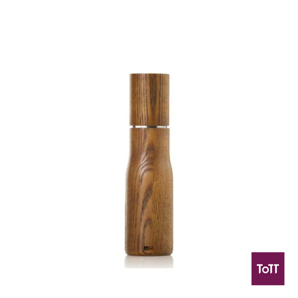 AdHoc Levo Ash Wood Pepper Or Salt Mill Ø5.8xH21cm, Brown