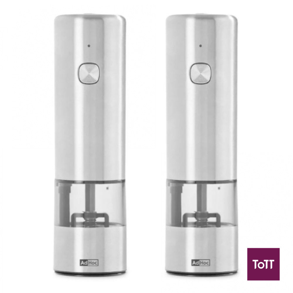 AdHoc I.Mill Ceracut Battery Operated Pepper and Salt Mill Ø5xH17cm