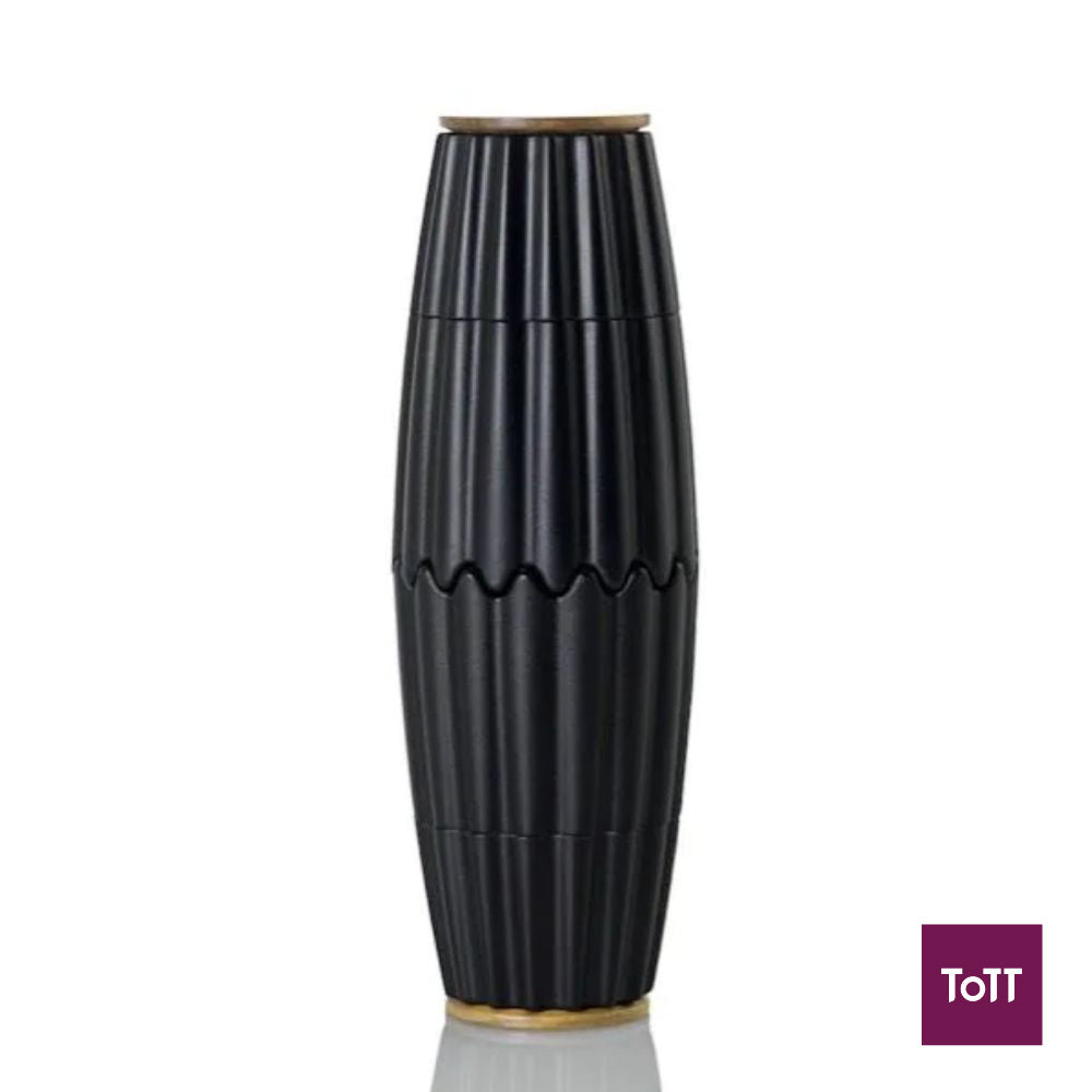 AdHoc Magtwo Ceracut Magnetic Salt and Pepper Mill Ø6.6xH19.5cm, Black