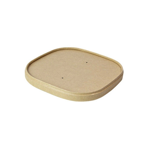 Square PP Lid for the 210PCAR range 25-46oz L:6.7in W:6.7in H:0.2in - 50 pcs