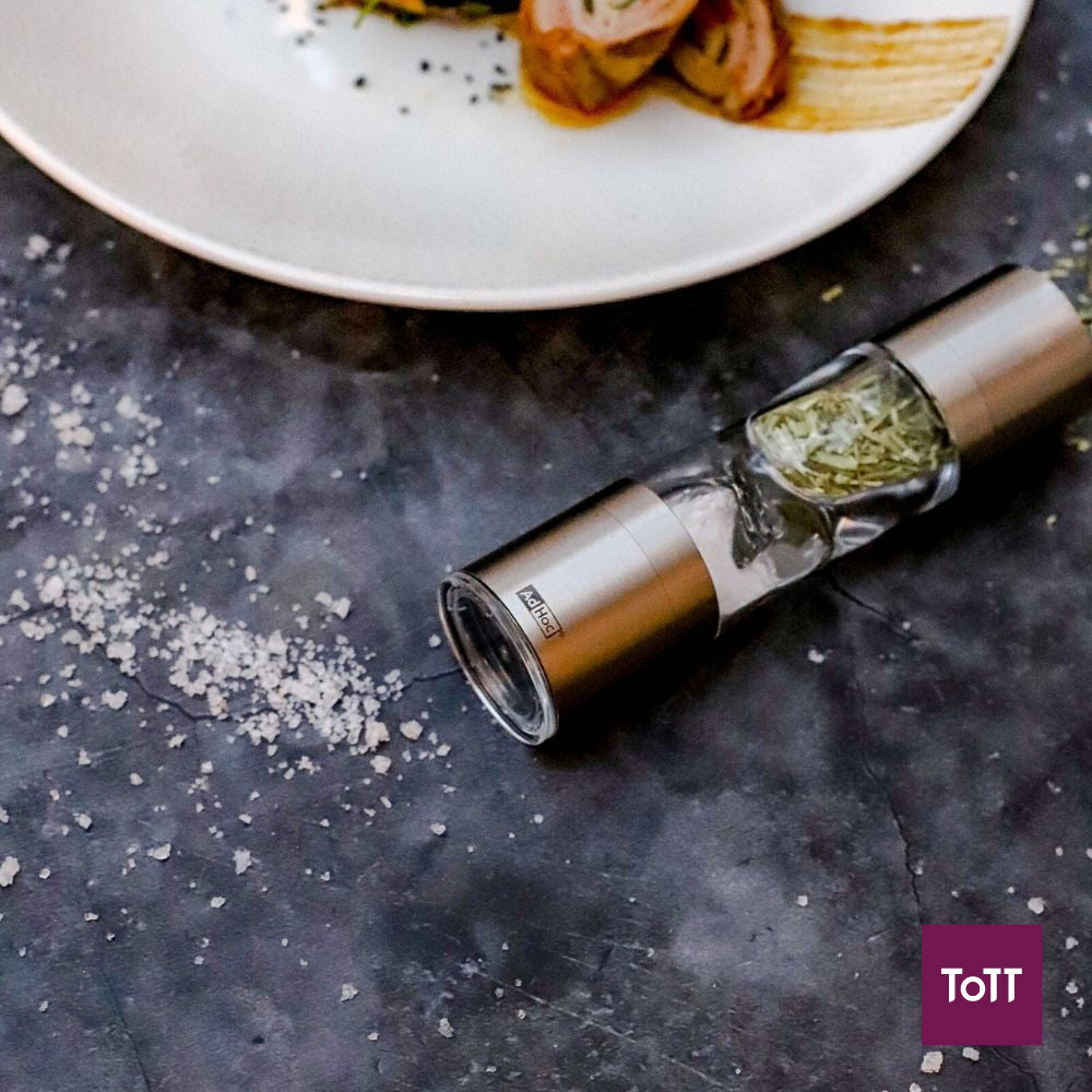 AdHoc Duospice Stainless Steel Cutter and Mill Ø4.5xH22cm