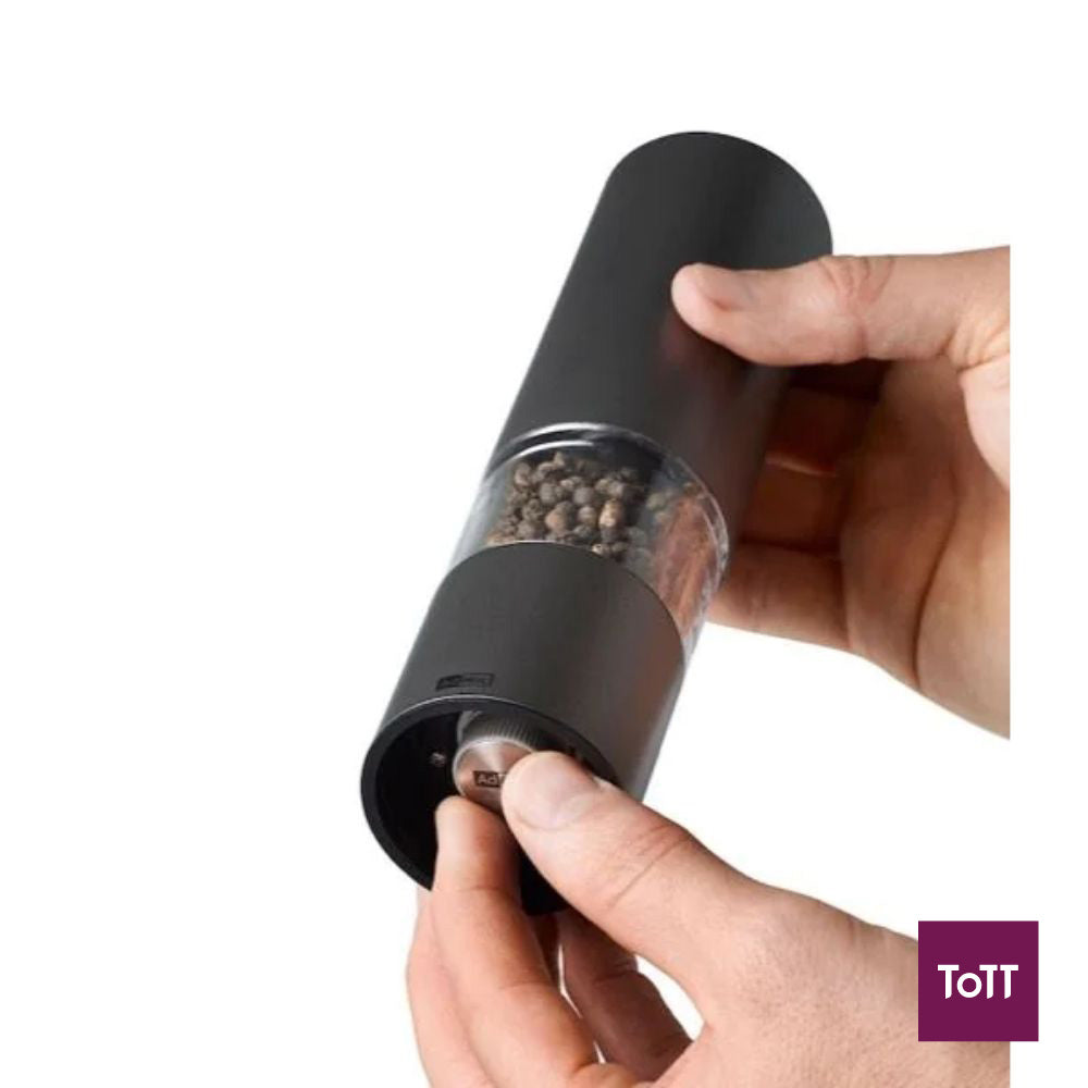 AdHoc Emill.3 Battery Operated Pepper Or Salt Mill Ø5xH21.5cm, Dark Grey