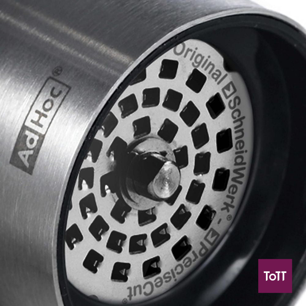 AdHoc Mini Duospice Stainless Steel Cutter and Mill Ø3.8xH15cm