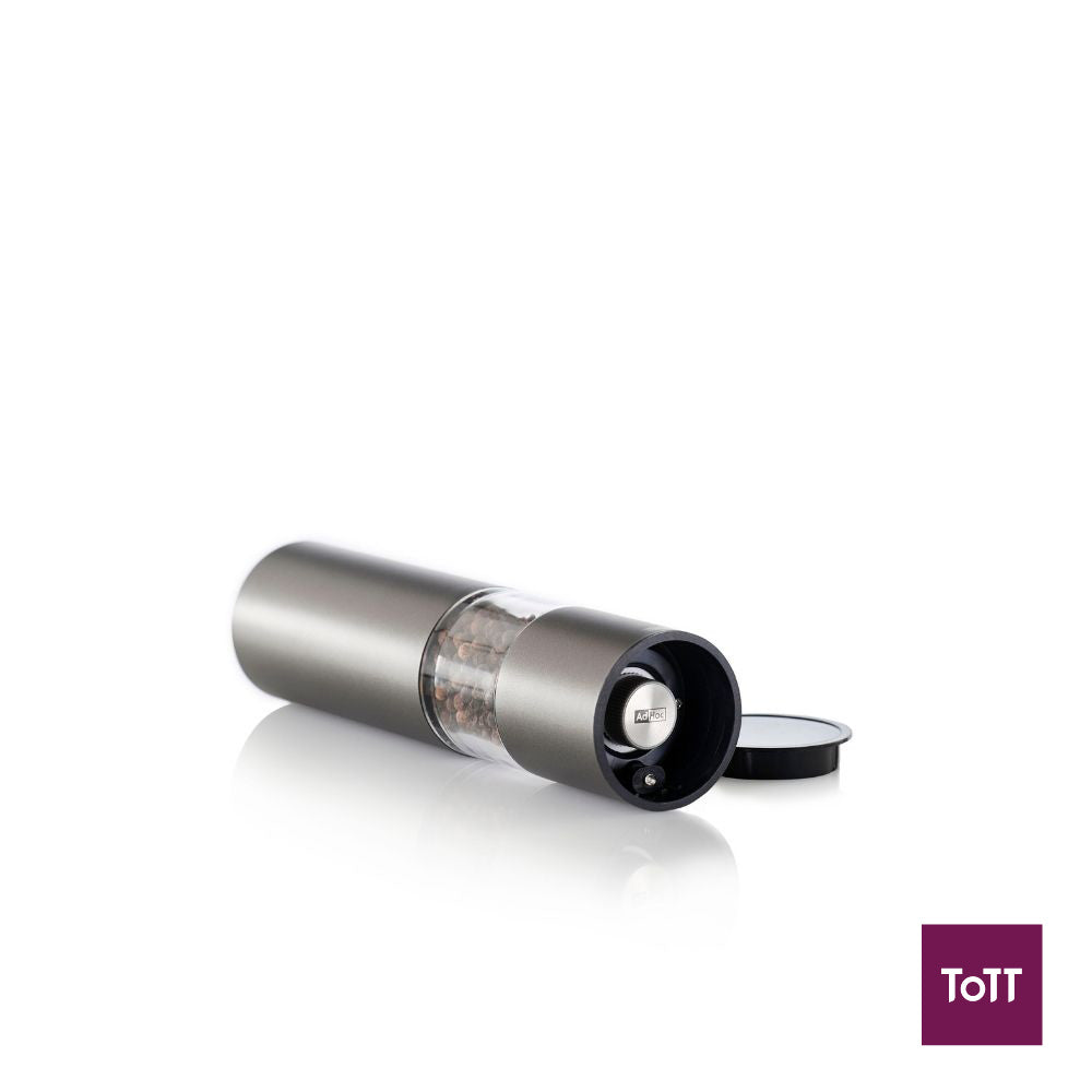 AdHoc Emill.3 Battery Operated Pepper Or Salt Mill Ø5xH21.5cm, Dark Grey