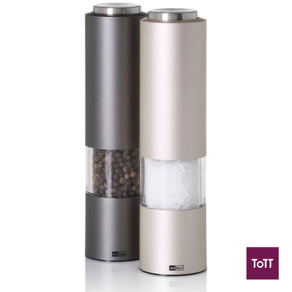 AdHoc Emill.3 Battery Operated Pepper Or Salt Mill Ø5xH21.5cm, Dark Grey