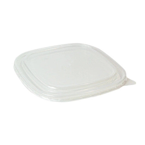 Square PET Lid for the 210PCAR range 16-22oz L:5.1in W:5.1in H:0.2in - 50 pcs