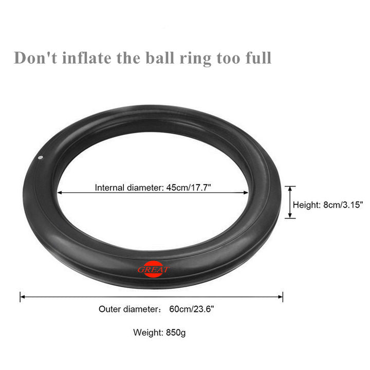 Wholesale Hot Selling Customize PVC Balance Yoga Ball Ring Set