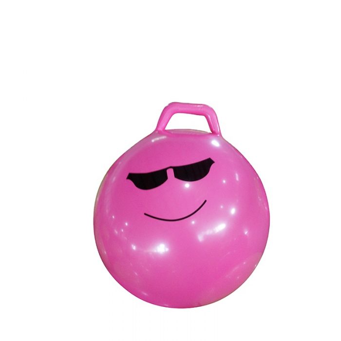 Eco Friendly Square Handle Sport Exercise PVC Nimals Hopper Balls