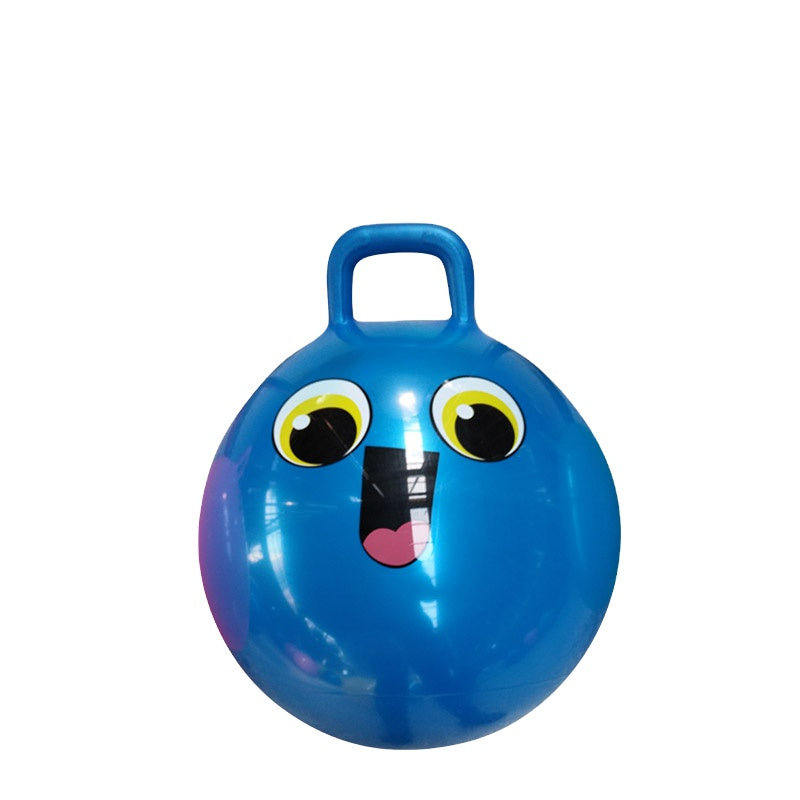Eco Friendly Square Handle Sport Exercise PVC Nimals Hopper Balls