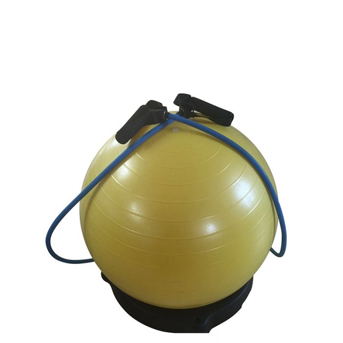 Inflatable PVC Anti Burst Customized Balance Exercise Ball with Handle