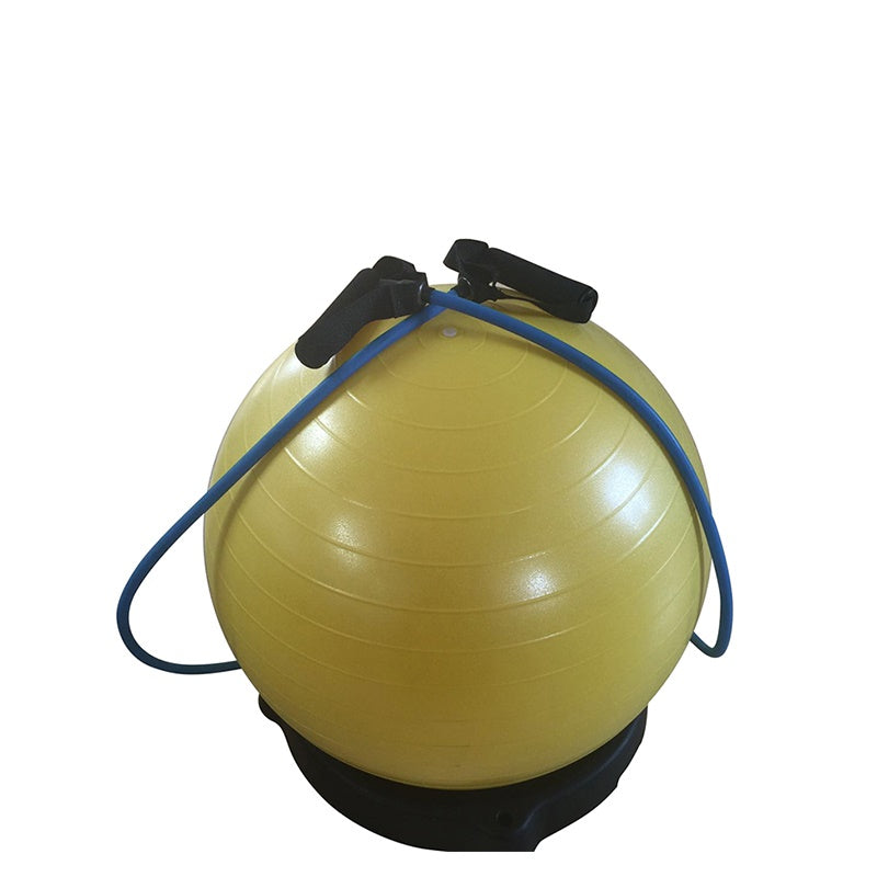 Inflatable PVC Anti Burst Customized Balance Exercise Ball with Handle