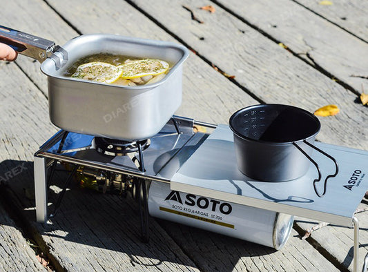 Spider Stove Folding Table Set with Straps (ST-3401)